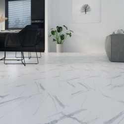 Kompozitná Podlaha AFIRMAX SPC BiClick Stone XXL - Snow Carrara CBC 41722 - 914x457x4 mm - AC4 23/32 - Dlažbový Dekor