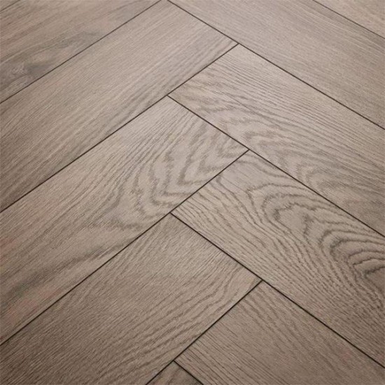 Laminátová Podlaha KRONO (1590488) Herringbone 8 - Dub Rutherford- 630x126 mm - HO 8 mm AC5/32 4V - rybia kosť - 1clic2go pure+