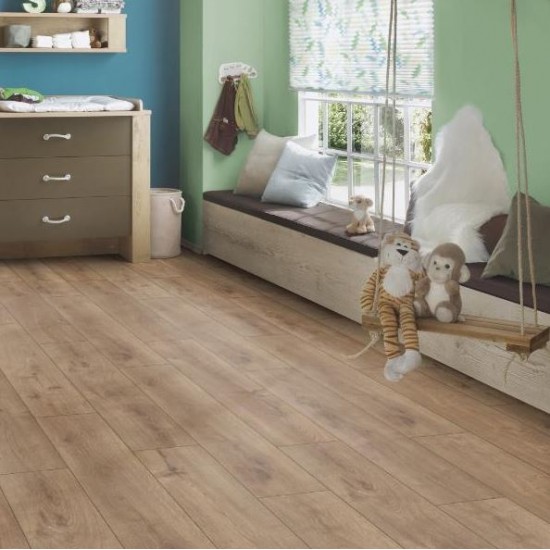 Vodeodolná Laminátová Podlaha KRONO (1870327) Atlantic 8 Dub Hillside K327 RO 8 mm AC4/32 4V 1-lamela 1clic2go pure