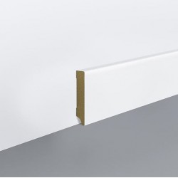 Lišta soklová Egger 80 hranatá "Cubical" L201 - 6248018 - 80x18x2400 - Biela Pretierateľná