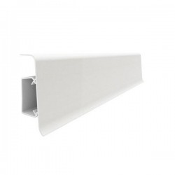 Soklová lišta Vox ESQERO DUO Biela 650 55x22x2500 mm