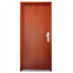 Bezpečnostné Dvere SECURIDO - F1/B - Orech (Tri Pásiky)
