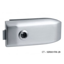 CT - 6000 Kovanie na sklenené dvere CHM - chróm matný (OCS)