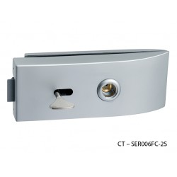 CT - 11000 Kovanie na sklenené dvere CHM - chróm matný (CP)
