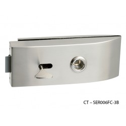 CT - 11000 Kovanie na sklenené dvere NIM.LL - nikel matný (ONS)