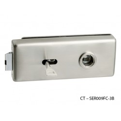 CT - 18000 Kovanie na sklenené dvere NIM.LL - nikel matný (ONS)