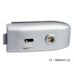 CT - 6000 Kovanie na sklenené dvere CHM - chróm matný (CP)