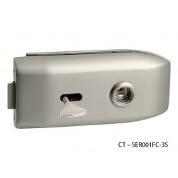 CT - 6000 Kovanie na sklenené dvere NIM - nikel matný (NP)