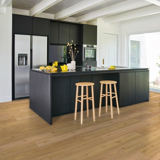 Vinyl Parador Basic 2.0 Dub prírodný kartáčovaná štruktúra široká lamela, 1730779, 1219x229x2 mm