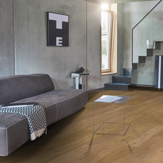 Vinyl Parador Basic 2.0 Dub prírodný kartáčovaná štruktúra široká lamela, 1730779, 1219x229x2 mm