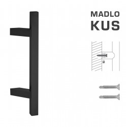 FT - MADLO kód 831Z 25x25 mm ST ks CIM - čierna matná (FNO)