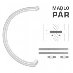FT - MADLO kód 816 Ø 30 mm UN pár BIM - biela matná (FBO)