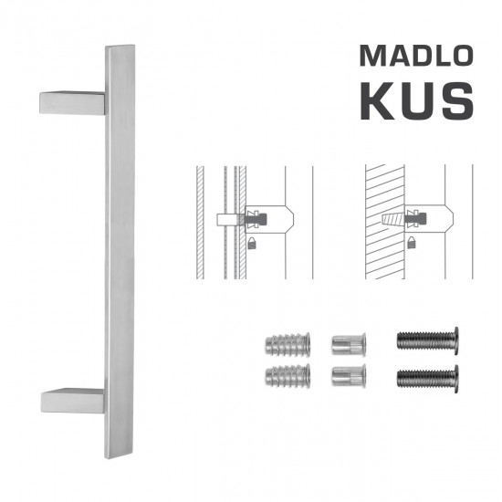 FT - MADLO kód 841Z 40x10 mm SP ks NEM - nerez matná (F60) FT - MADLO kód 841Z 40x10 mm SP ks NEM - nerez matná (F60)