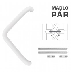 FT - MADLO kód 814T Ø 32 mm UN pár BIM biela matná (FBO)