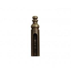 FT - KRYTKA NA ZÁVES ozdobná, na priemer pántu 16 mm BRM - bronz matný (F43)