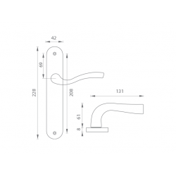 GI - ARCH STM - strieborná matná (F1)