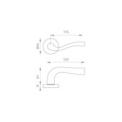 GI - ARCH - R STM - strieborná matná (F1)