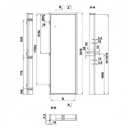 Obložková Oceľová Zárubňa HDT 125/197 - S tesnením - Prepravný náter (červenohnedá) - murivo/tvárnica, sadrokartón, drevo