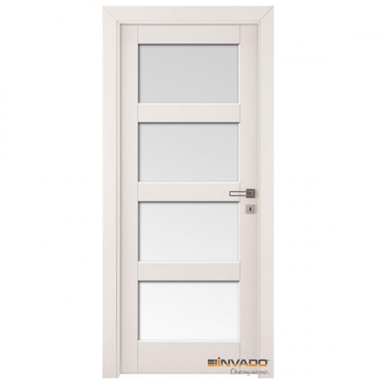 Biele Interiérové Dvere INVADO - Bianco FIORI 3 Biele Interiérové Dvere INVADO - Bianco FIORI 3