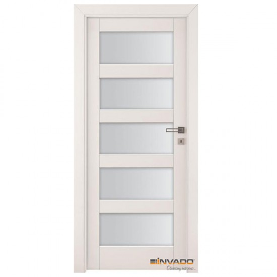 Biele Interiérové Dvere INVADO - Bianco NUBE 3 Biele Interiérové Dvere INVADO - Bianco NUBE 3