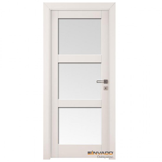 Biele Interiérové Dvere INVADO - Bianco SATI 3 Biele Interiérové Dvere INVADO - Bianco SATI 3
