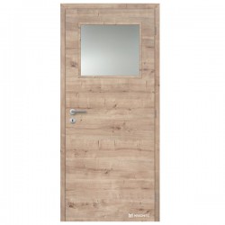 Hladké Interiérové Dvere MASONITE/DOORNITE - 1/3 Sklo