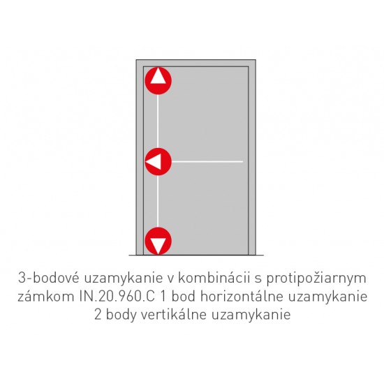 JNF - PANIKOVÉ KOVANIE - IN.20.957 NEM - nerez matná