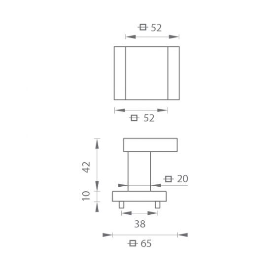 MP - MADLO - HR GRM/CHL - grafit matný/chróm lesklý (MSB/CP)