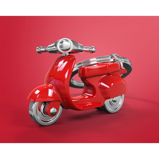 MTM - KĽÚČENKA - Moped červený MTM - KĽÚČENKA - Moped červený
