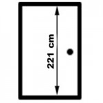 Atypická - výška staveb. otvoru = 226 cm 