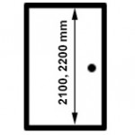 Atyp. výška NA VYŽIADANIE – 2100 mm, 2200 mm 