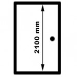 Výška 2100 mm - NA VYŽIADANIE 