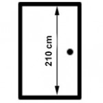 Atyp. výška – 210 cm  + 10% 