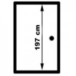 Slovenská - výška staveb. otvoru = 202 cm 