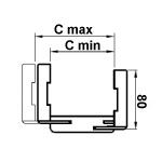 T80 - šírka obložky 80 mm (CELL) 