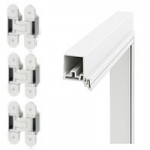 Zárubňa + 3 pánty (biela)  + 321,03€ 