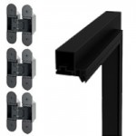 Zárubňa + 3 pánty (čierna)  + 321,03€ 