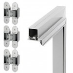 Zárubňa + 3 pánty (strieborná)  + 280,58€ 