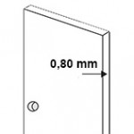 Zosilnená hrúbka - 0,80 mm  + 48,96€ 