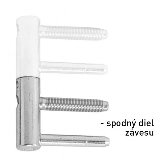OV - Pánt nastaviteľný spodný 495/20 POB - pozink biely OV - Pánt nastaviteľný spodný 495/20 POB - pozink biely