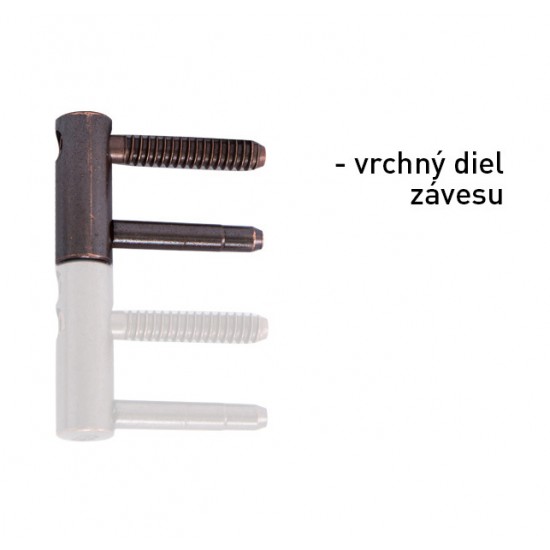 OV - Pánt nastaviteľný vrchný 495/14 BRM - bronz matný OV - Pánt nastaviteľný vrchný 495/14 BRM - bronz matný