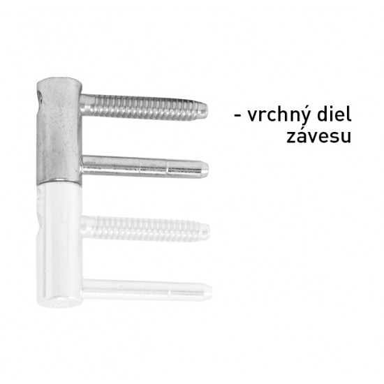 OV - Pánt nastaviteľný vrchný 495/16 POB - pozink biely OV - Pánt nastaviteľný vrchný 495/16 POB - pozink biely