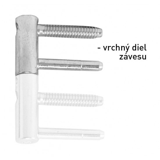 OV - Pánt nastaviteľný vrchný 495/20 POB - pozink biely OV - Pánt nastaviteľný vrchný 495/20 POB - pozink biely