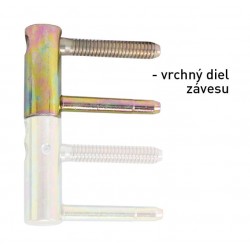 OV - Pánt nastaviteľný vrchný 495/20 POZ - pozink žltý