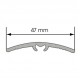 Oblý prechodový profil AL CEZAR - 47 x 5 x 930 mm - Samolepiaco-narážací - LW475w1 - Fólia Dub Avero - 9352809 Oblý prechodový profil AL CEZAR - 47 x 5 x 930 mm - Samolepiaco-narážací - LW475w1 - Fólia Dub Avero - 9352809