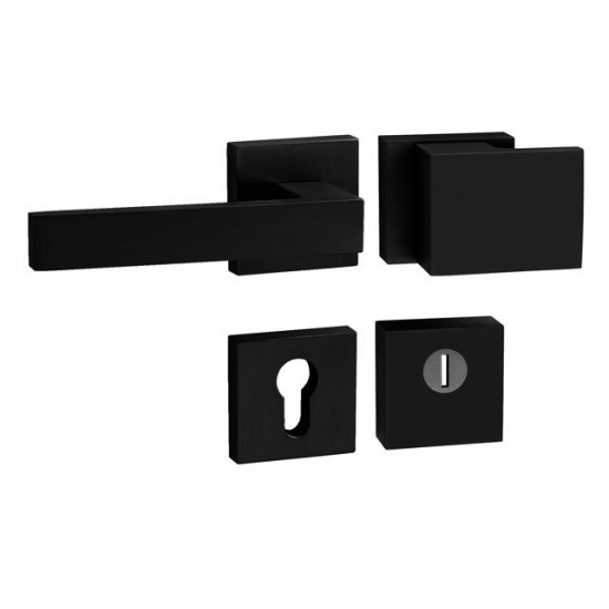 Bezpečnostné kovanie TI - CUBO/SQUARE - HR 3230/2275 BS - Čierna matná Bezpečnostné kovanie TI - CUBO/SQUARE - HR 3230/2275 BS - Čierna matná