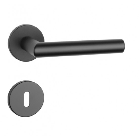 Kľučka na dvere AT -  ARABIS - R 7S BS - Čierna matná