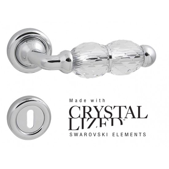 Kľučka na dvere LI - CRYSTAL - R OC - Chróm lesklý Kľučka na dvere LI - CRYSTAL - R OC - Chróm lesklý