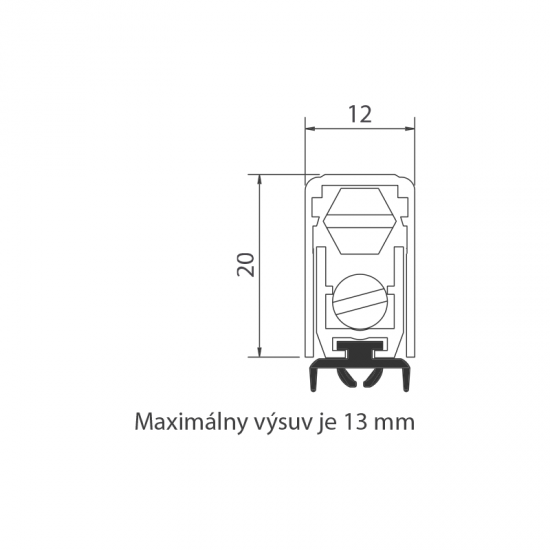 CO - 1700 MINI PRAHOVÁ VÝSUVNÁ LIŠTA CO - 1700 MINI PRAHOVÁ VÝSUVNÁ LIŠTA