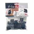 Úchyt na soklové lišty Gerflor - Fix & Clic plastový (30ks/bal + skrutky a hmoždinky)